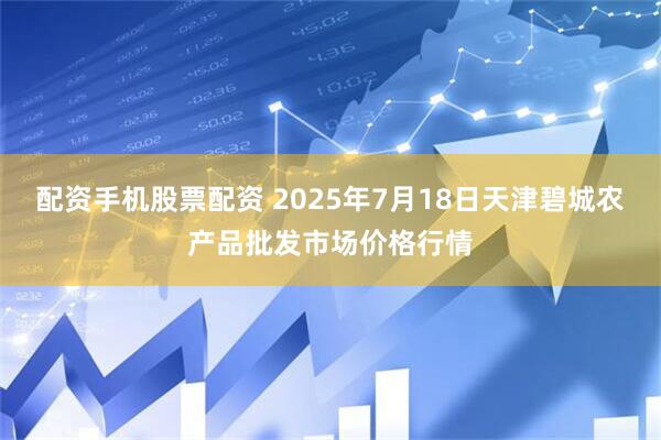 配资手机股票配资 2025年7月18日天津碧城农产品批发市场价格行情